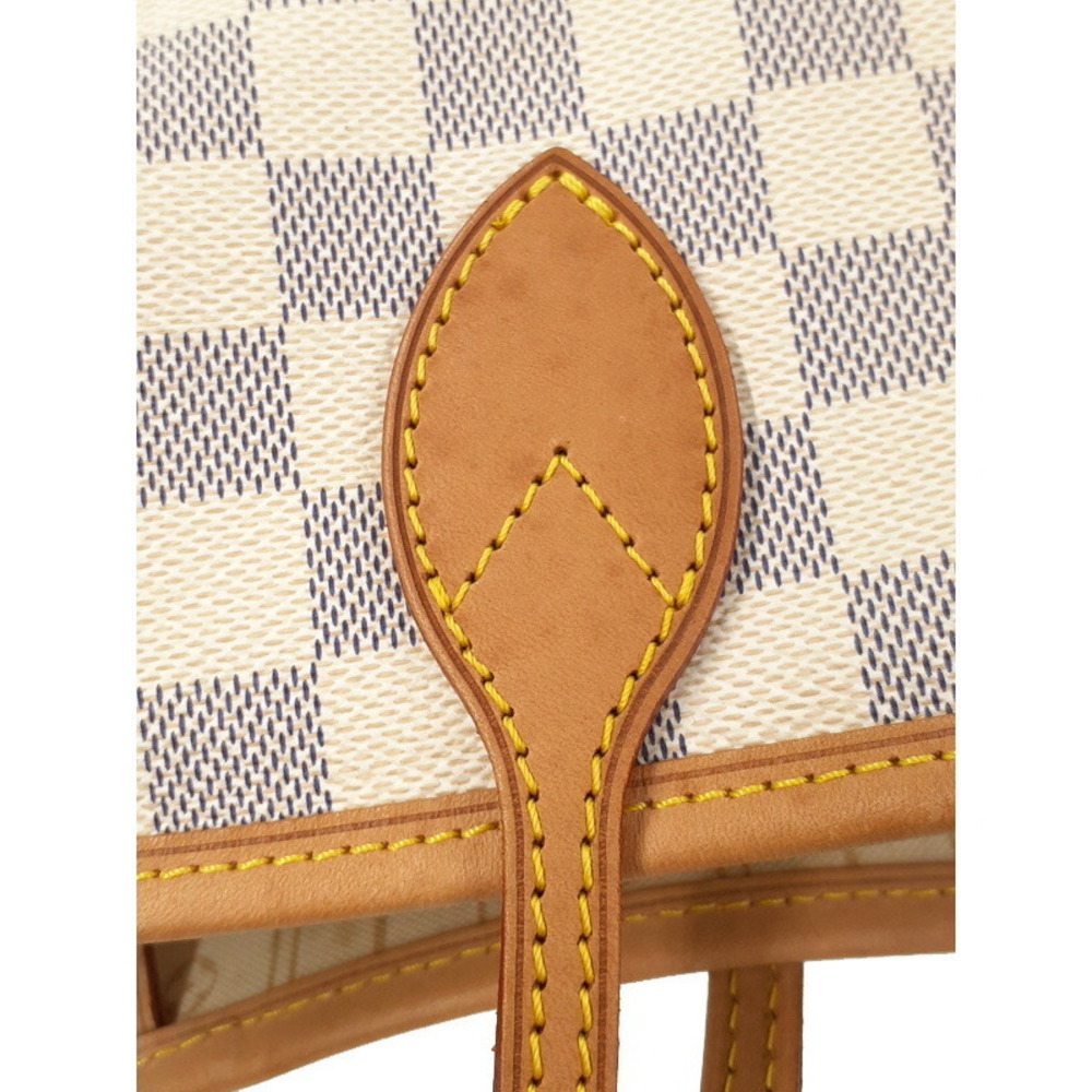 Louis Vuitton Azur Tote Bag White Neverfull Damier - Picture 6 of 8